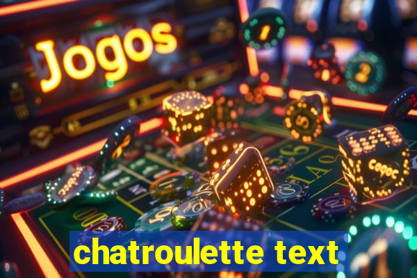 chatroulette text